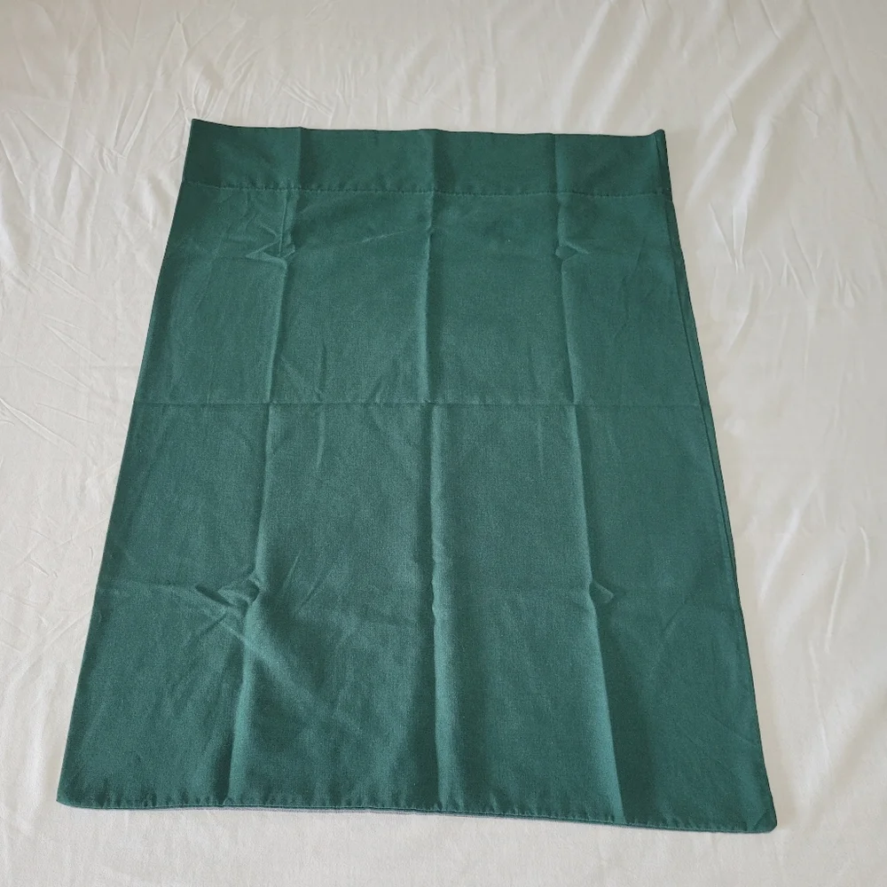 Vintage Pillowcase King Size Pillow Cover Bedding Green Solid Bedroom Accessory